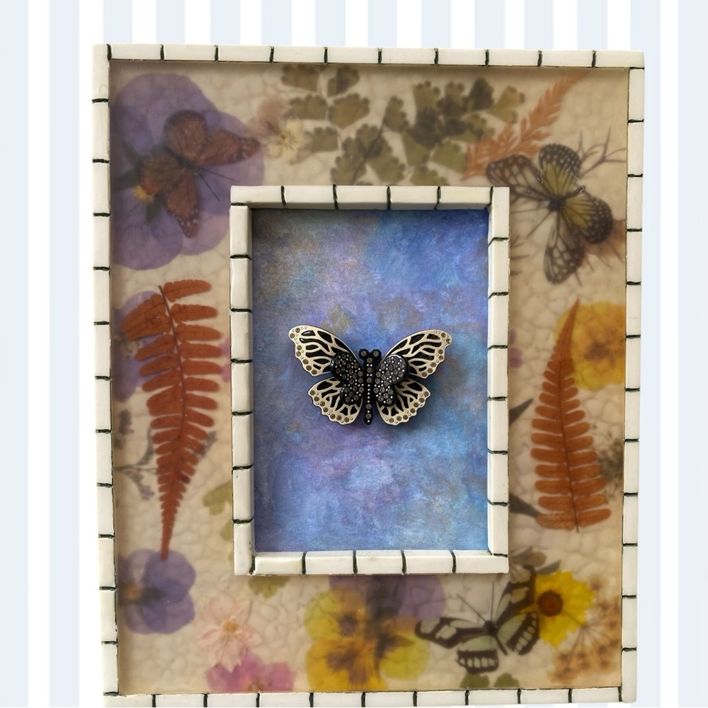 Butterfly Decorated Picture Frame